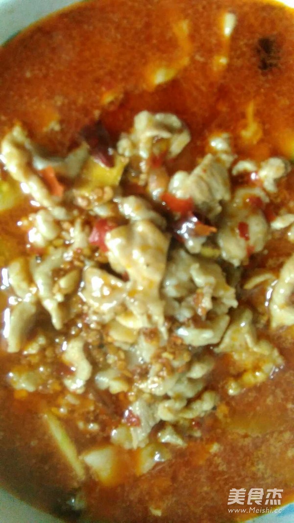 水煮肉片的做法