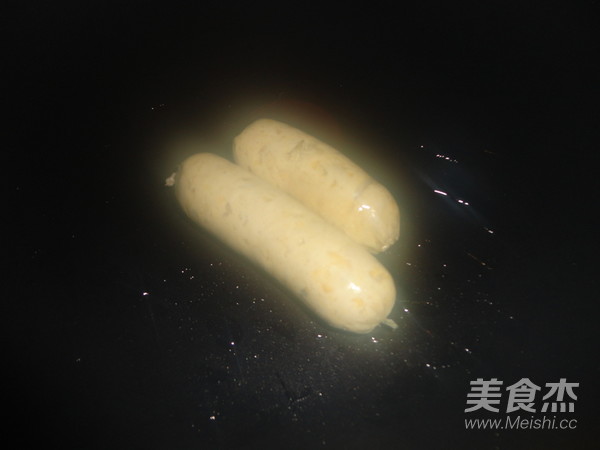 玉米鸡肉肠的做法