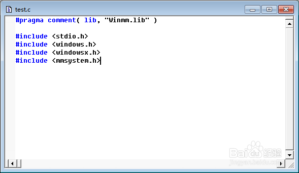 C语言如何调用音频