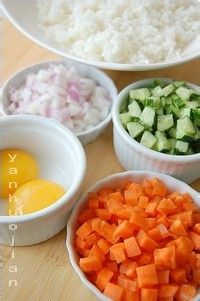 学习黄金蛋炒饭的做法