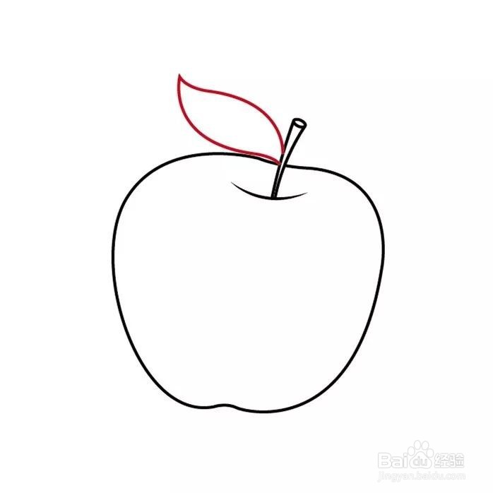 大苹果的画法图片