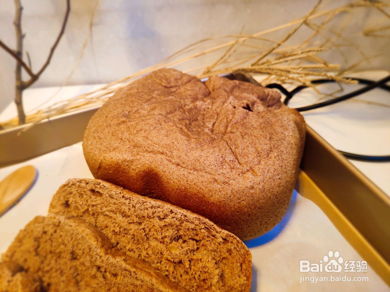 全黑麦土司的做法