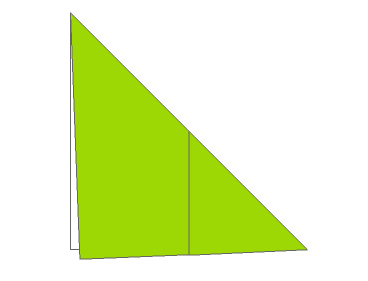 纸艺教程—折蹲着的狗