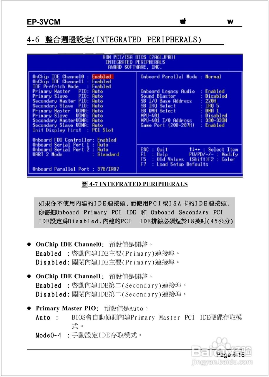 磐正EP-3VCM型主板说明书:[4]