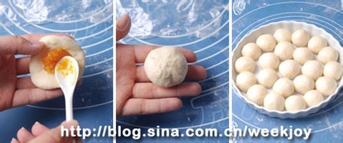 简易小面包。【橘子酱小面包】