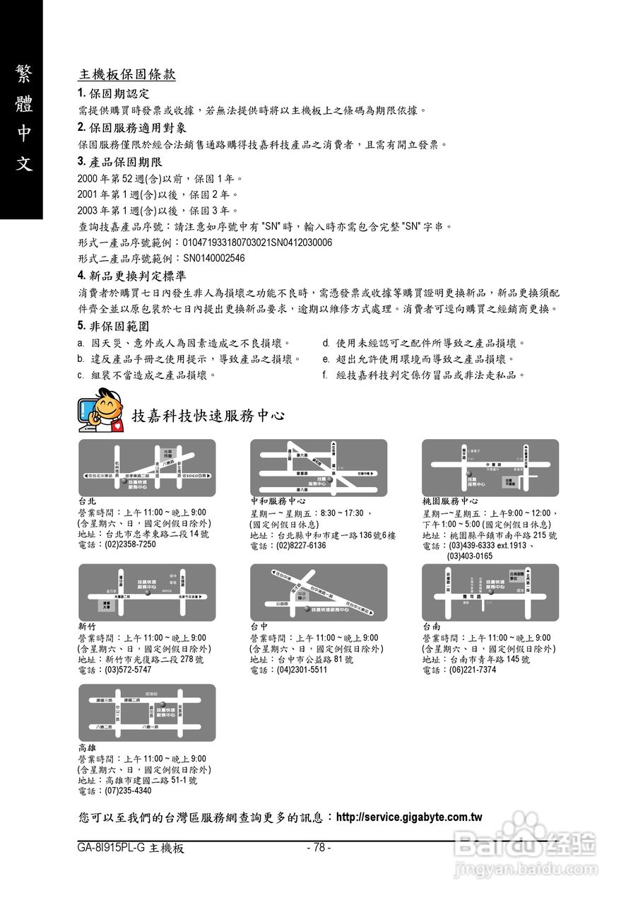 技嘉GA-8I915PL-G (Rev 1.x)型主板说明书:[8]