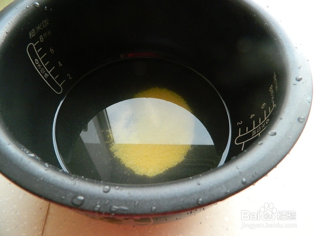 简单早餐杂粮粥——小米绿豆红薯粥