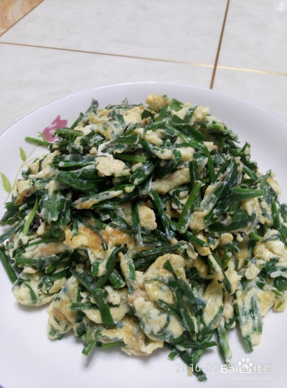 怎么做鸡蛋炒韭菜又软嫩又不油腻呢