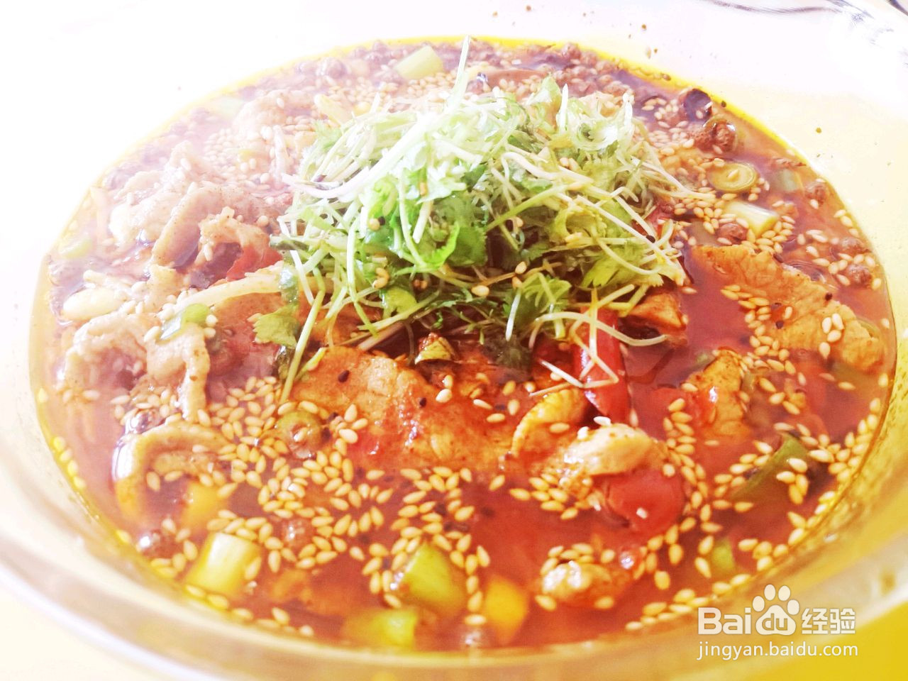 川菜系列水煮肉片的做法