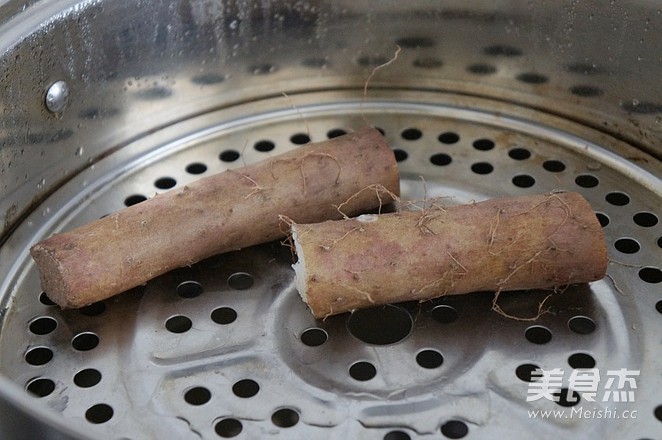 山药紫薯桂花糕