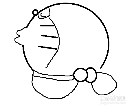 哆啦A梦简笔画怎么画？