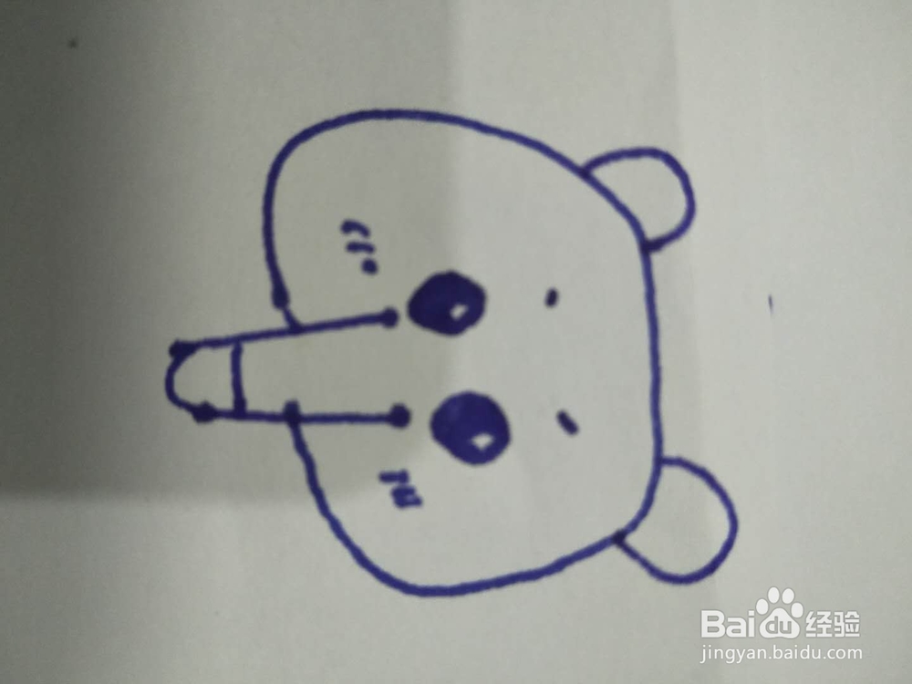 简笔画之小熊