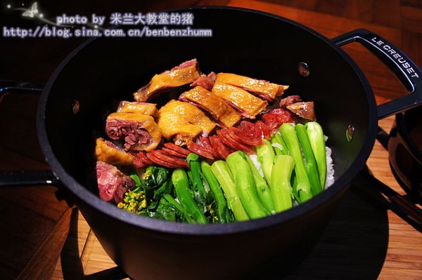 腊味双蒸煲仔饭