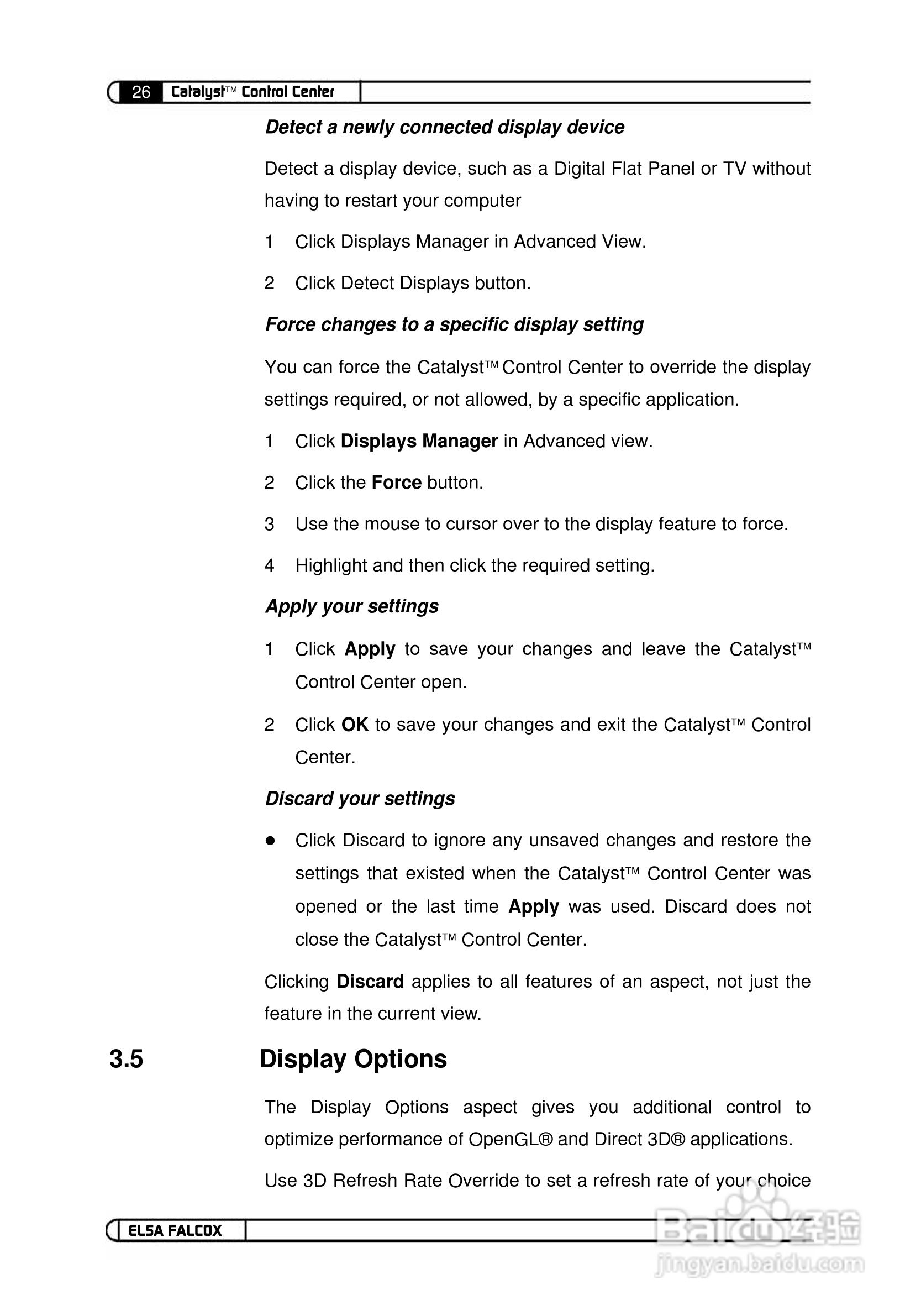 艾尔莎幻雷者 925L 128T TV型显卡说明书:[3]