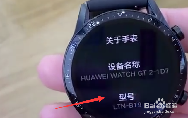 华为GT2怎么查看设备型号