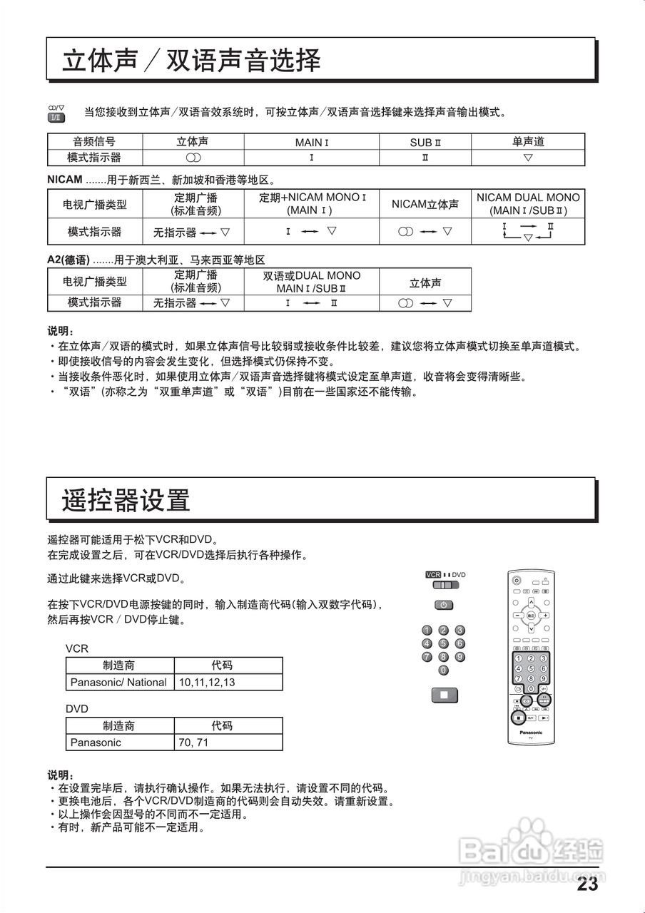 松下等离子电视机TH-42PA50C型说明书:[3]