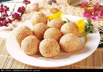 酥脆空心麻团的做法