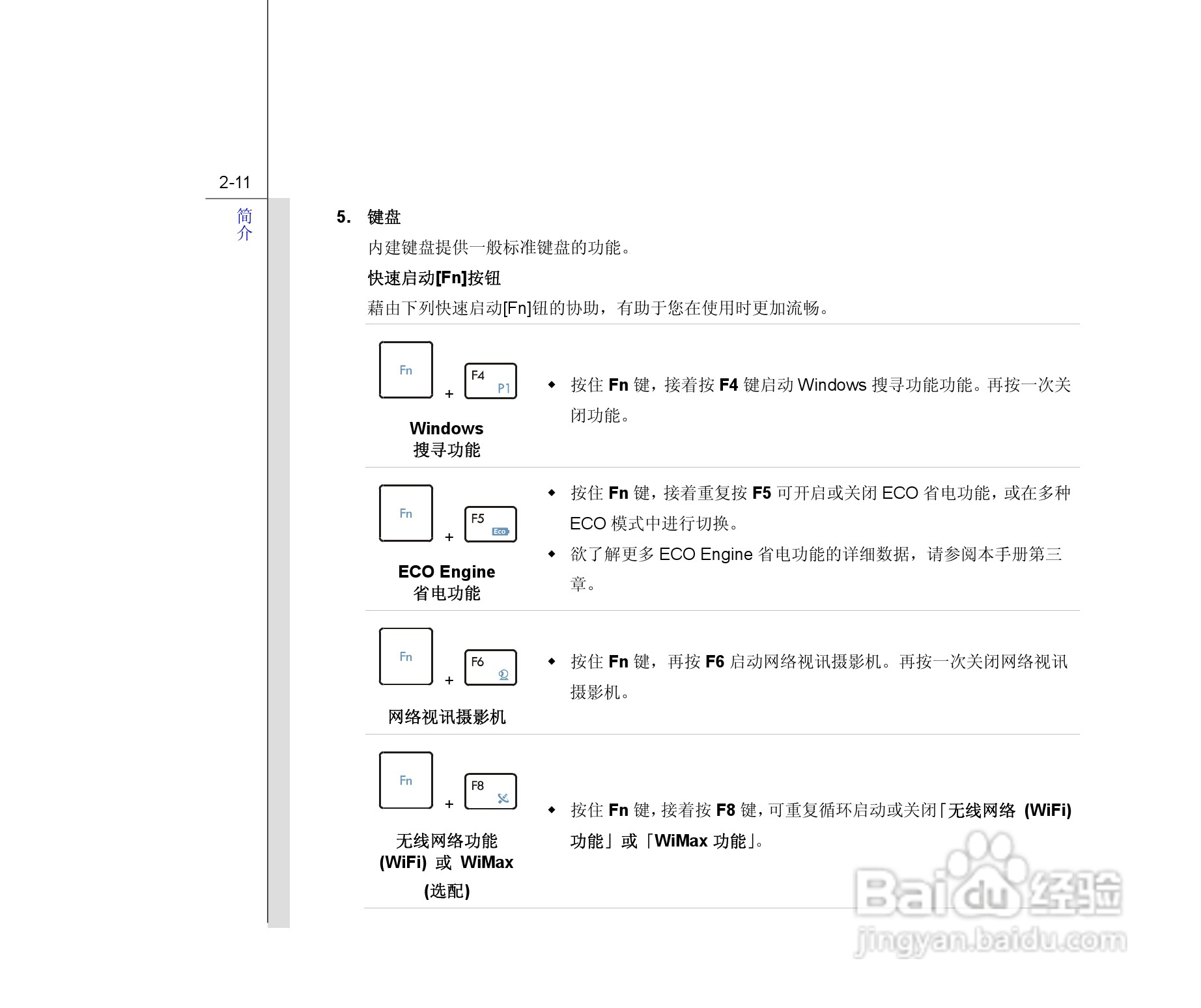 微星MSI CR620笔记本电脑使用说明书:[4]