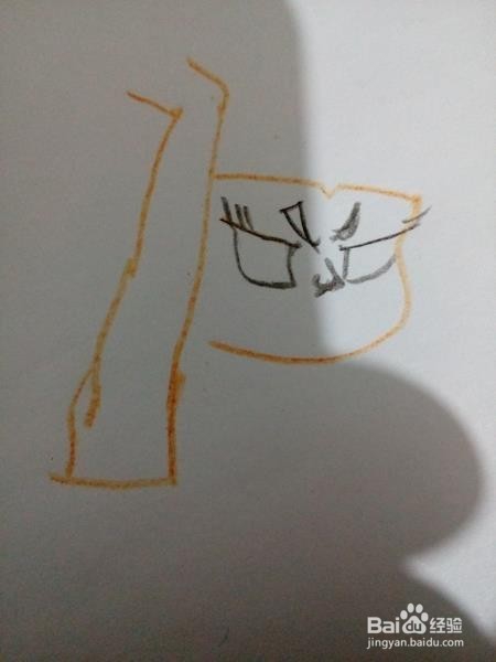彩笔画葫芦娃