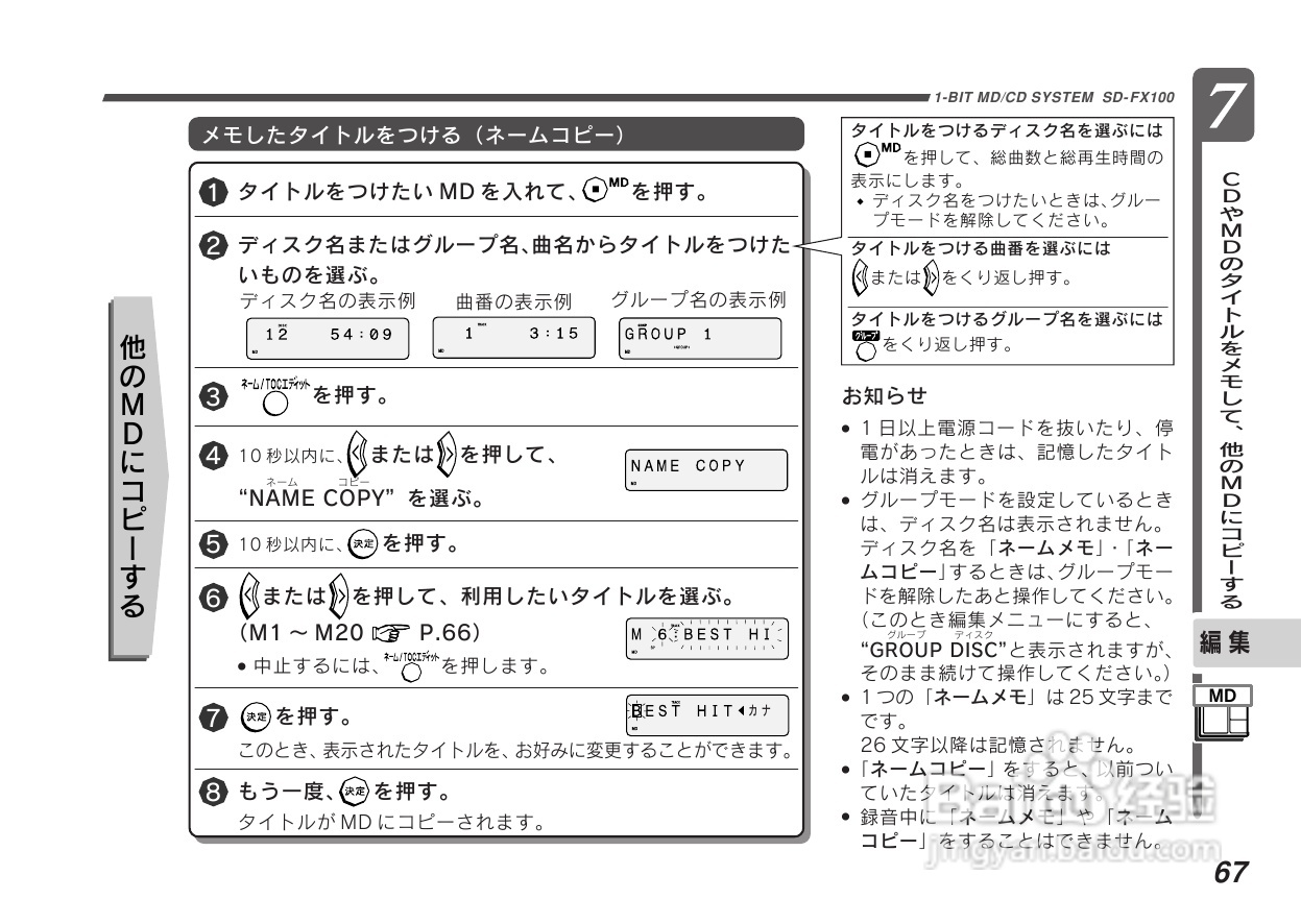 SHARP SD-FX100一体机使用说明书:[4]