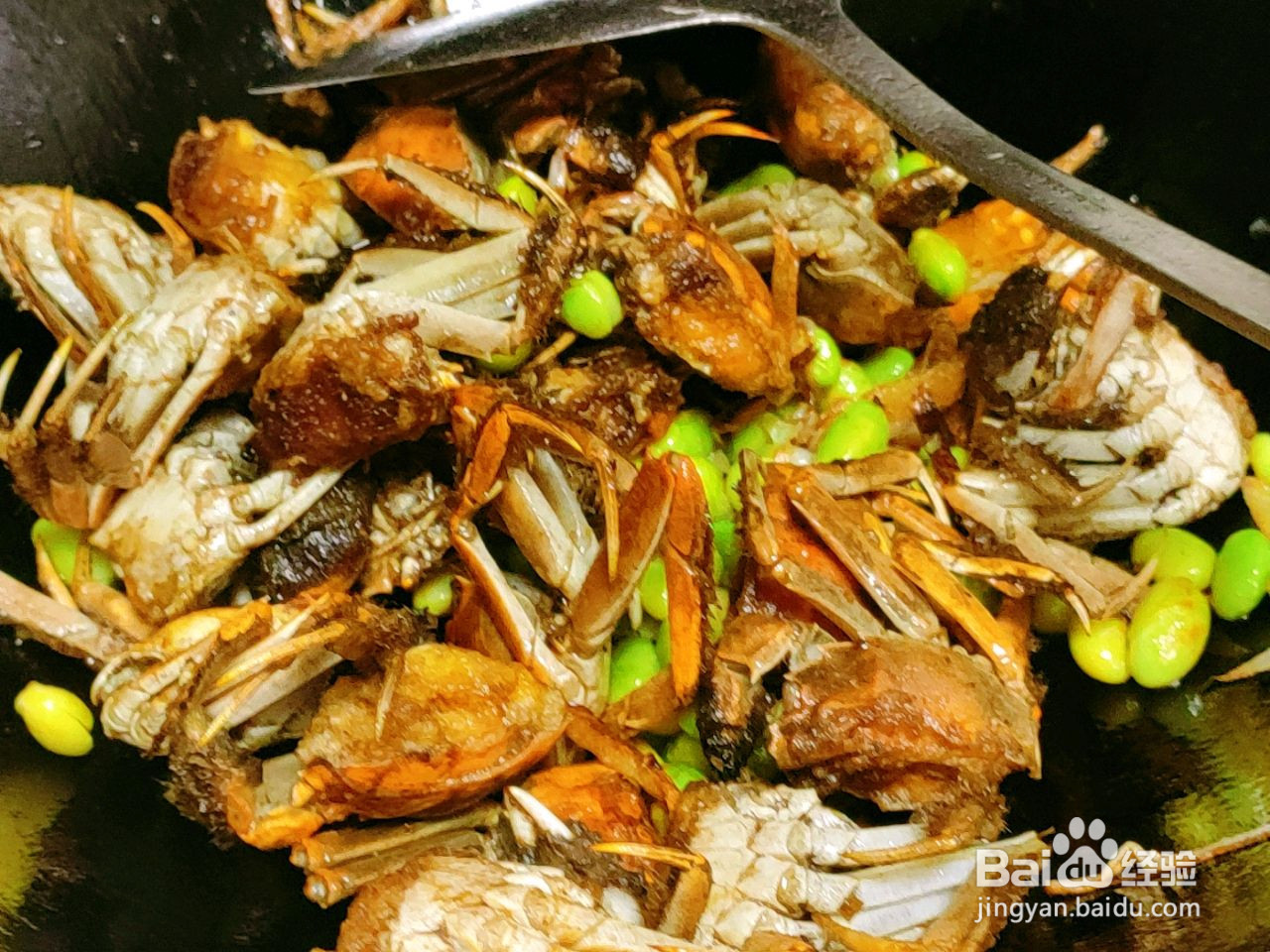 毛豆面拖蟹的做法