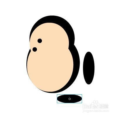 flash绘制企鹅的侧面方法