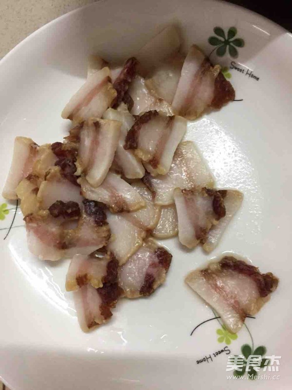 荷兰豆炒腊肉
