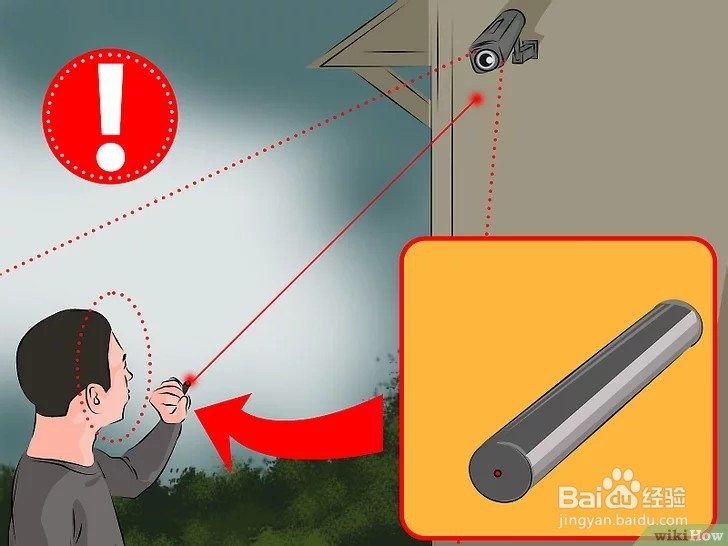 如何让监控摄像头失灵