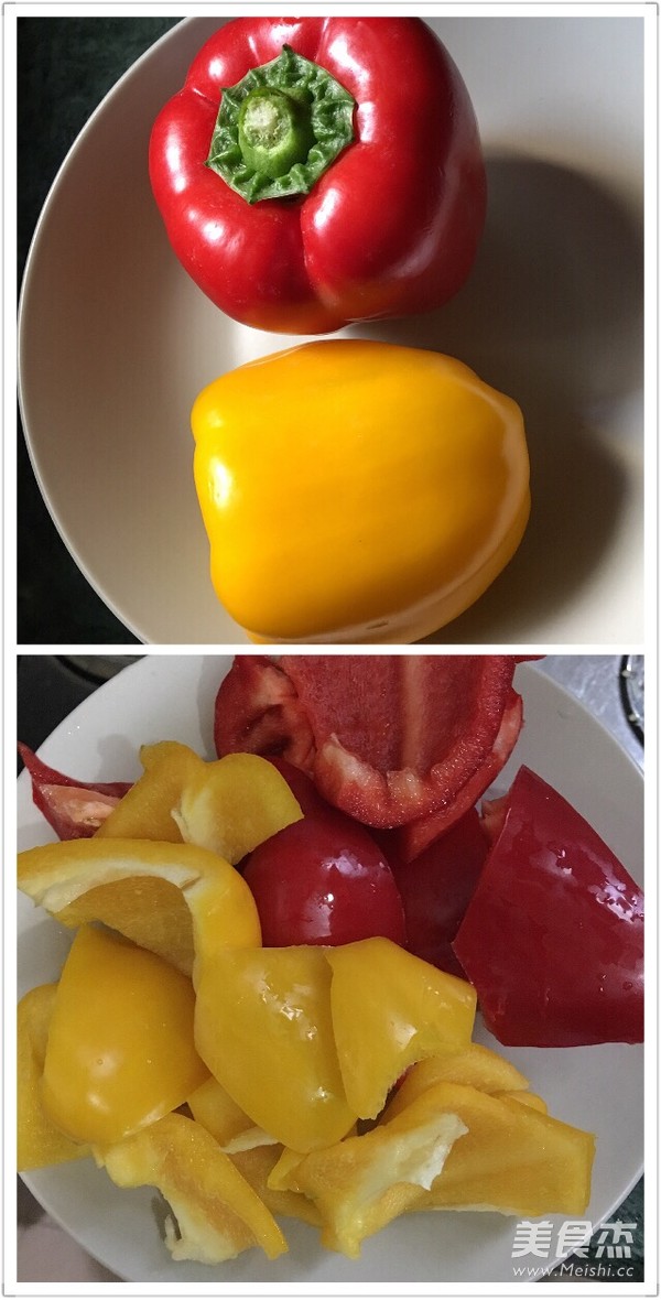 彩椒鸡的家常做法