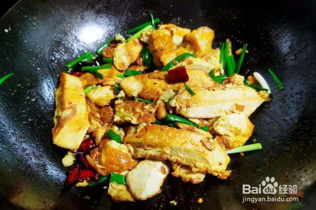 鸡蛋煎豆腐的做法