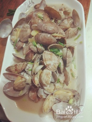 快手菜葱姜花蛤