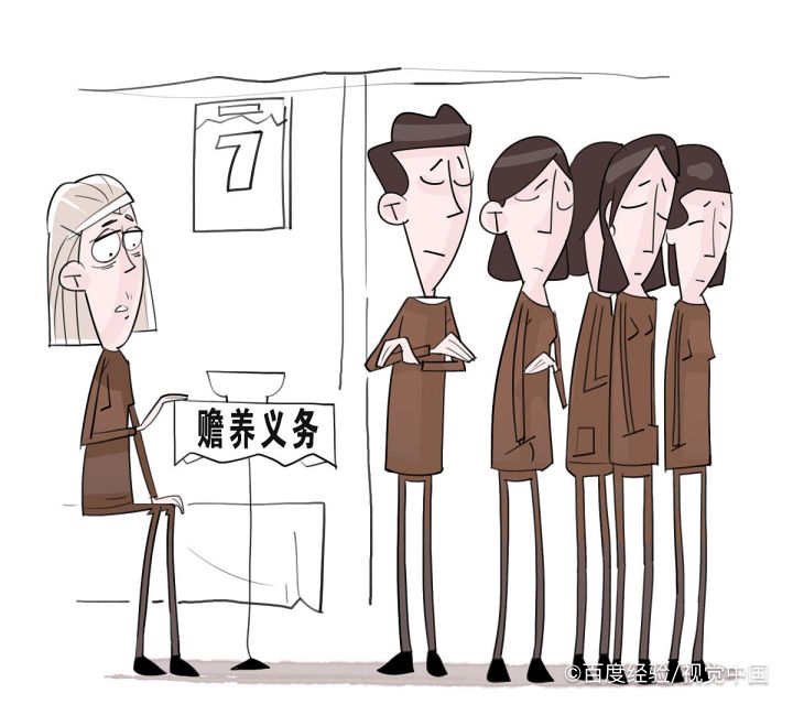 赡养老人儿子和女儿的义务怎么划分