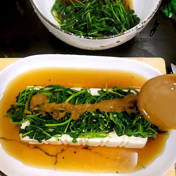 芝麻叶麻将豆腐