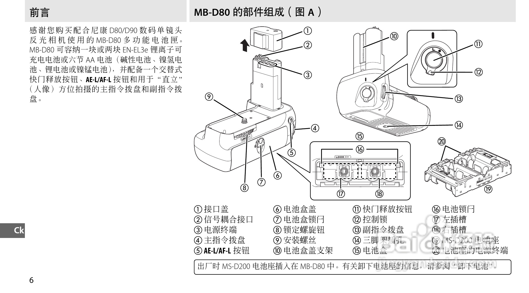 Nokon MB-D80数码单反相机使用说明书:[11]