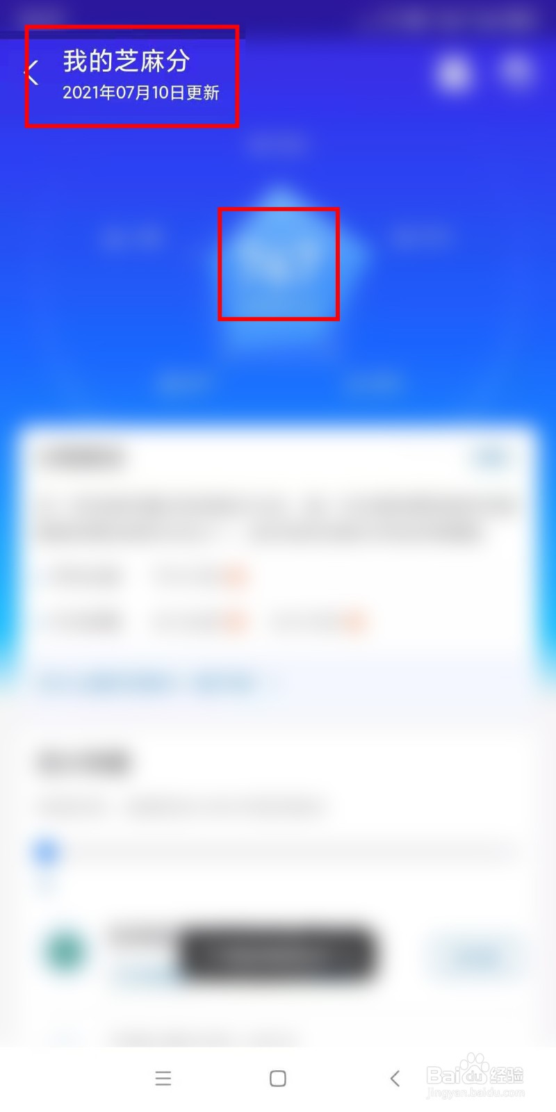 如何更新芝麻信用分