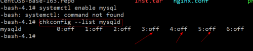linux教程：设置mysql开机自启