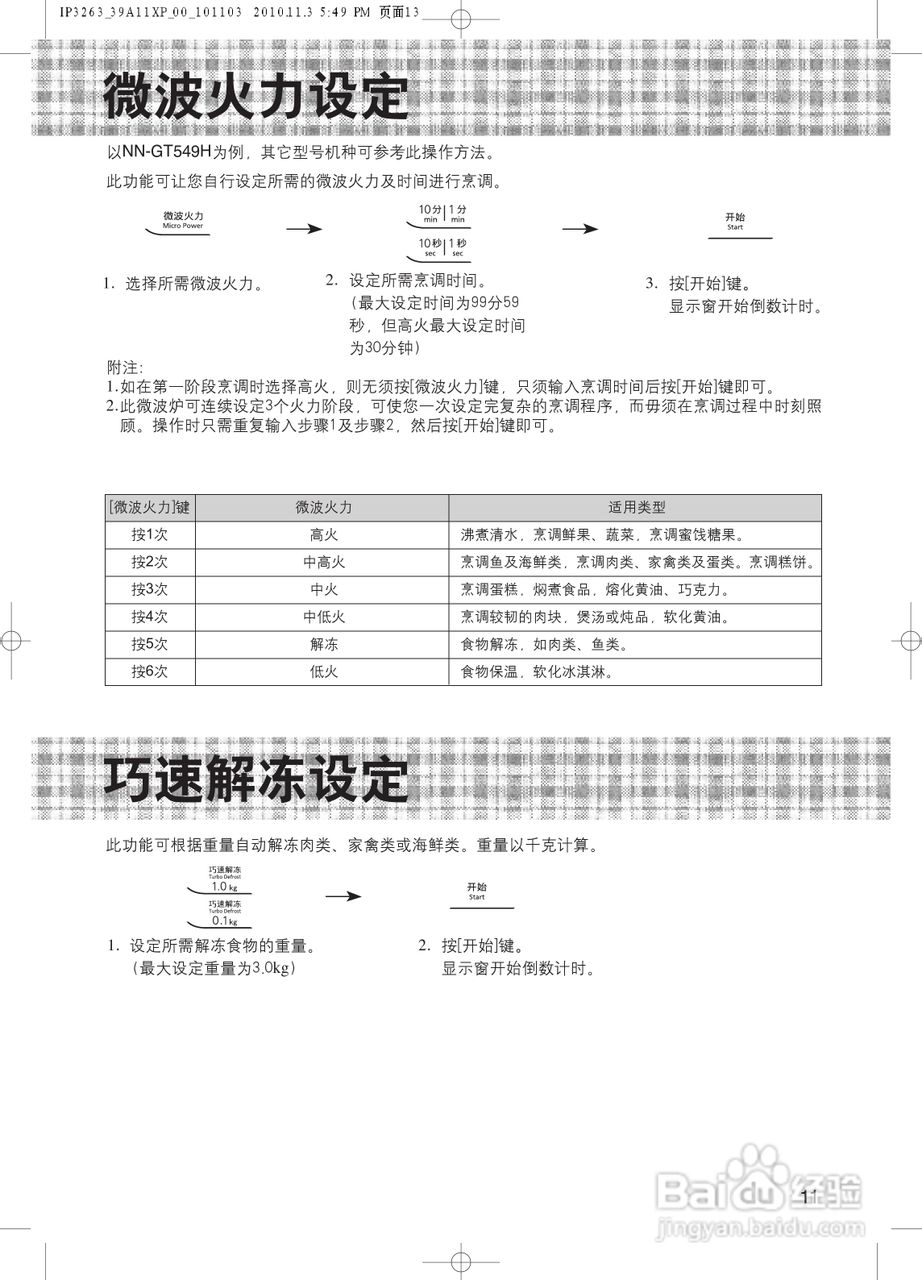 松下NN-GT559M微波炉使用说明书:[2]