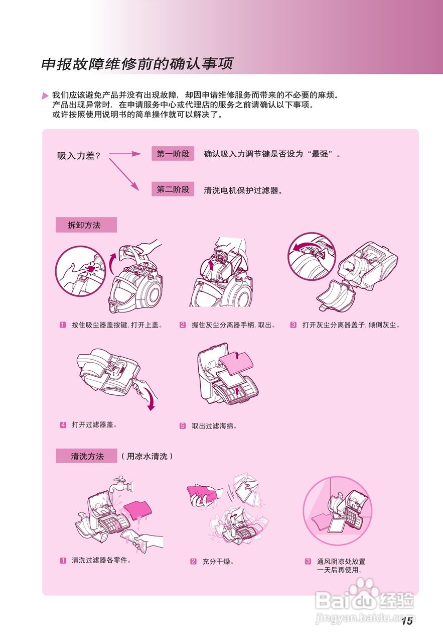 LG VK7920GHAYM吸尘器机使用说明书:[2]