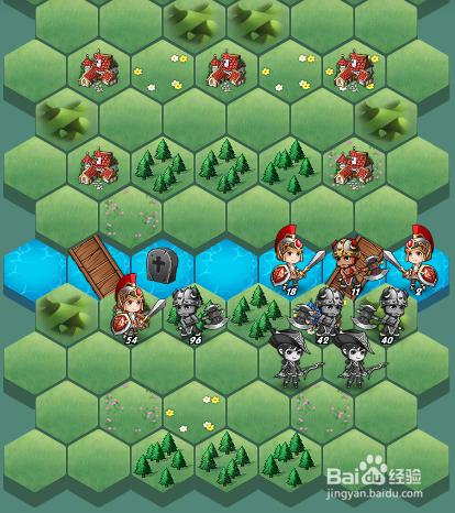 (legion war)军团战棋 人族 第三关 攻略