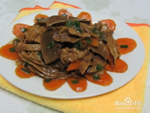 瘦猪肉炒玉兰片