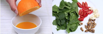 鲜橙芝麻奶酪沙拉怎么做