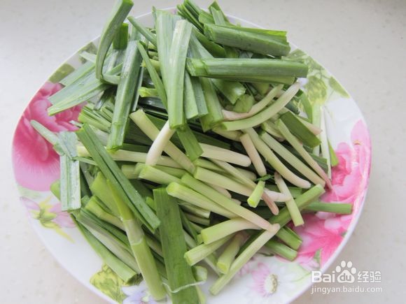 耗油韭菜炒豆皮