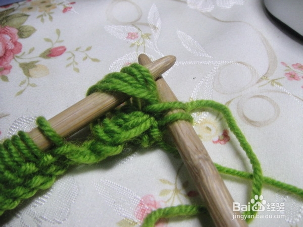 围巾织法——太阳花详细图解