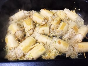 教你做千张金针菇卷