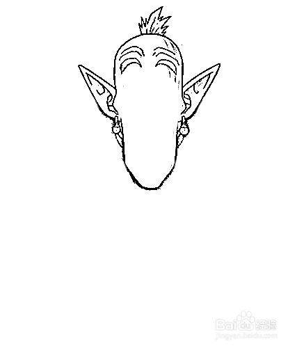 简笔画动漫人物七龙珠老界王神的画法