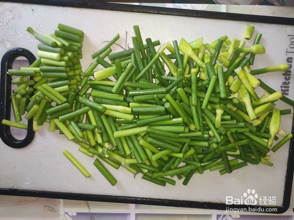 蒜薹炒鸡蛋的做法