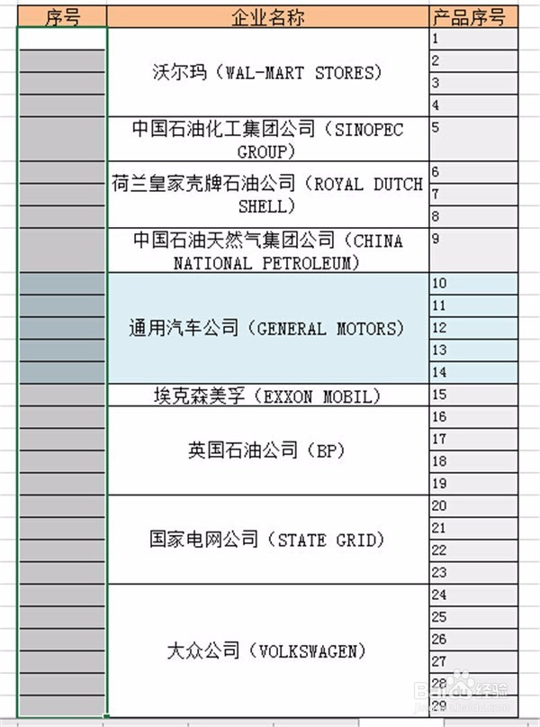 Excel2016对合并单元格进行编号