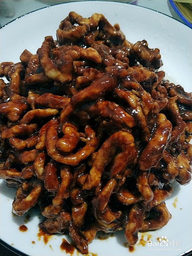 怎么做京酱肉丝