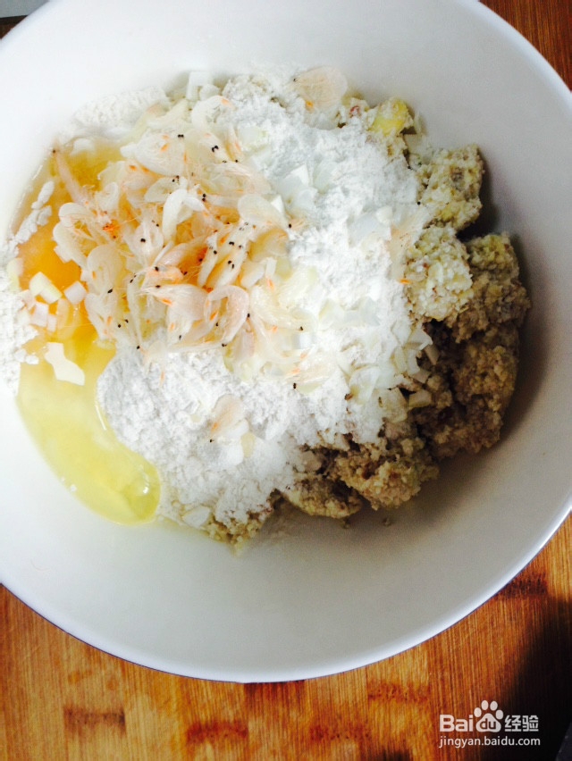 豆渣鸡蛋葱花饼