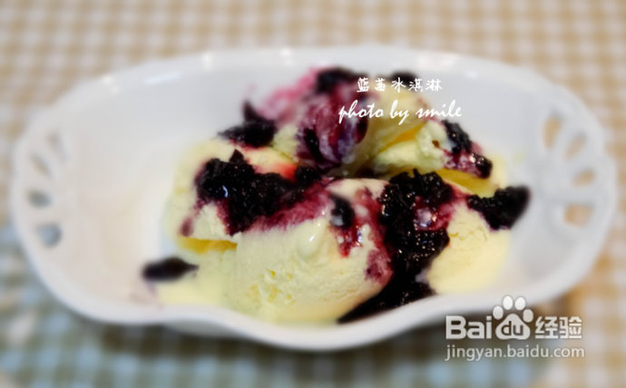 蓝莓果酱,完美绝配--自制双皮奶&蓝莓冰淇淋&蓝莓酸奶